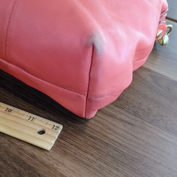 Coach Coral Leather Women's Bag - Picture 16 of 16